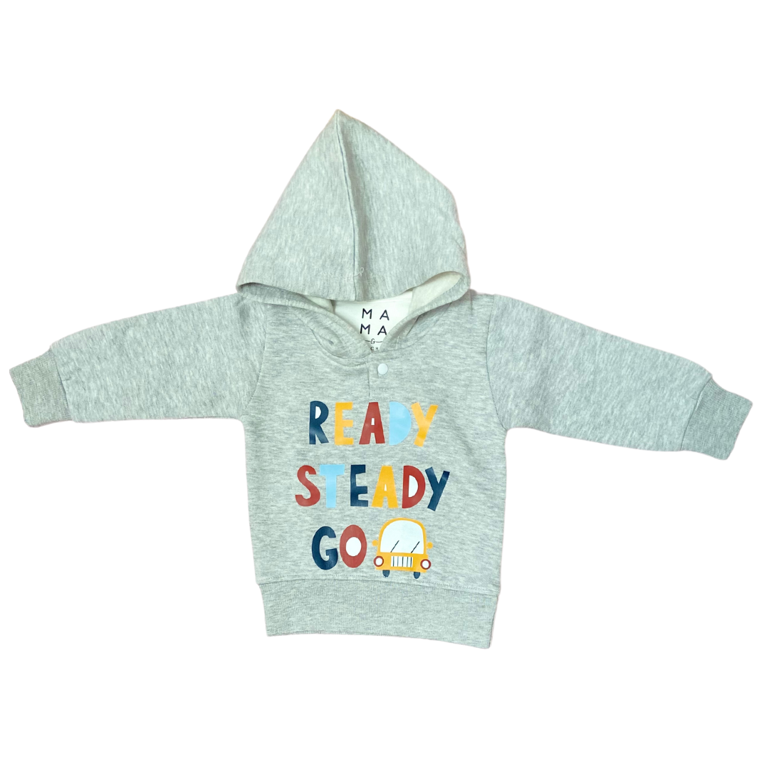 Grey Ready Set Go Sweatshirt