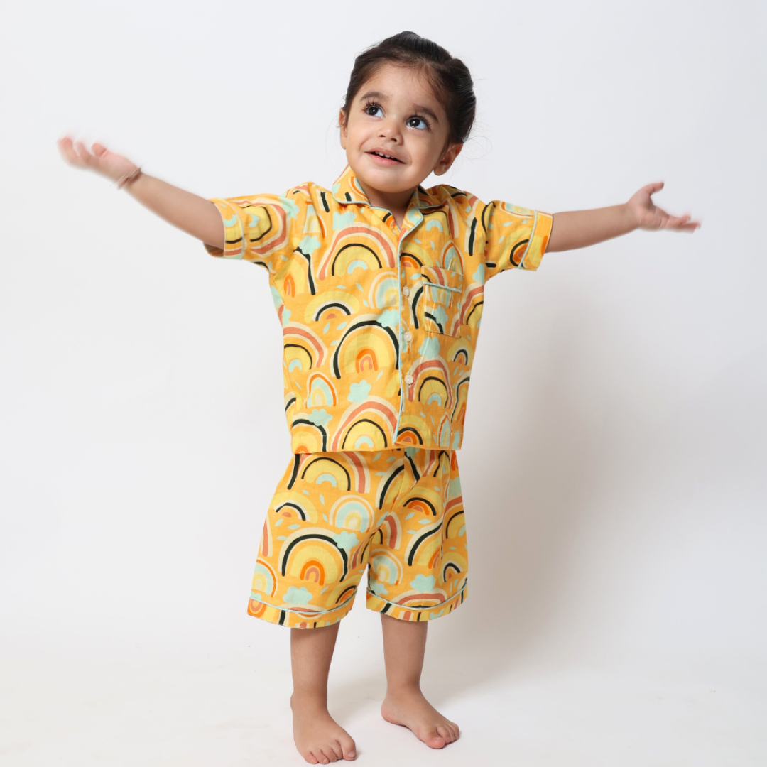 Dancing Rainbow Orange Co-ord Set