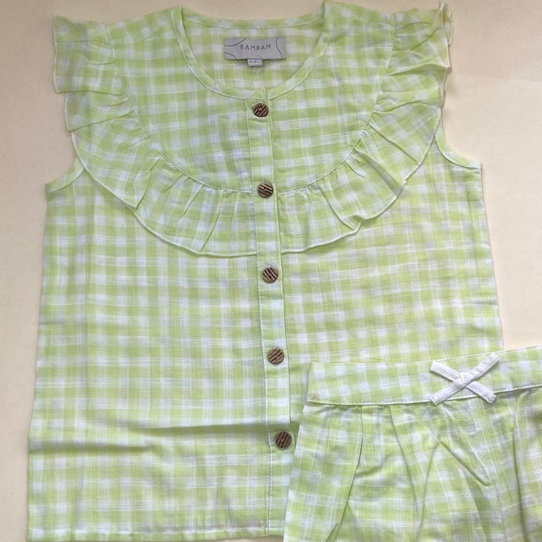 Green Check Co-ord Set