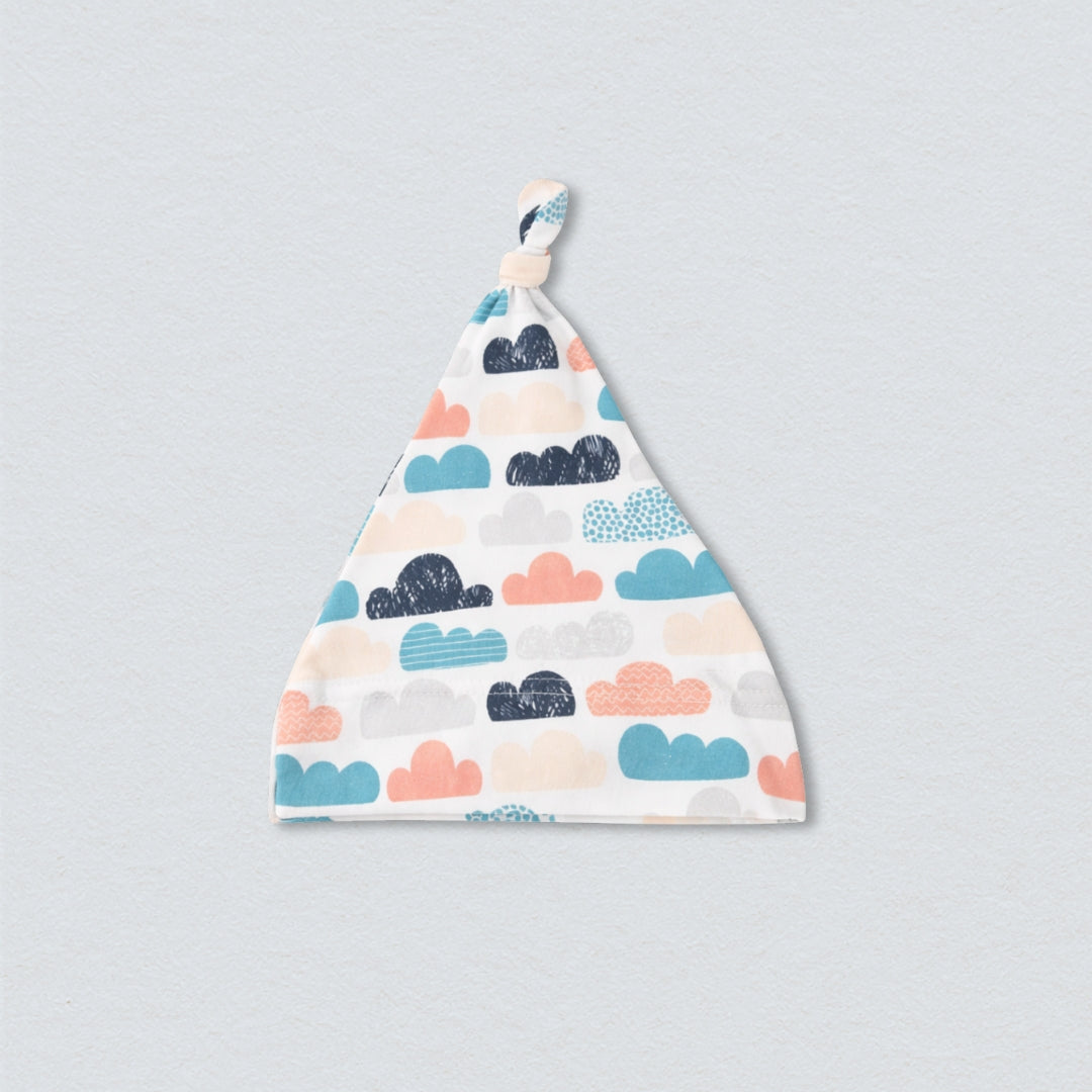 Candy Clouds Organic Knot Hat