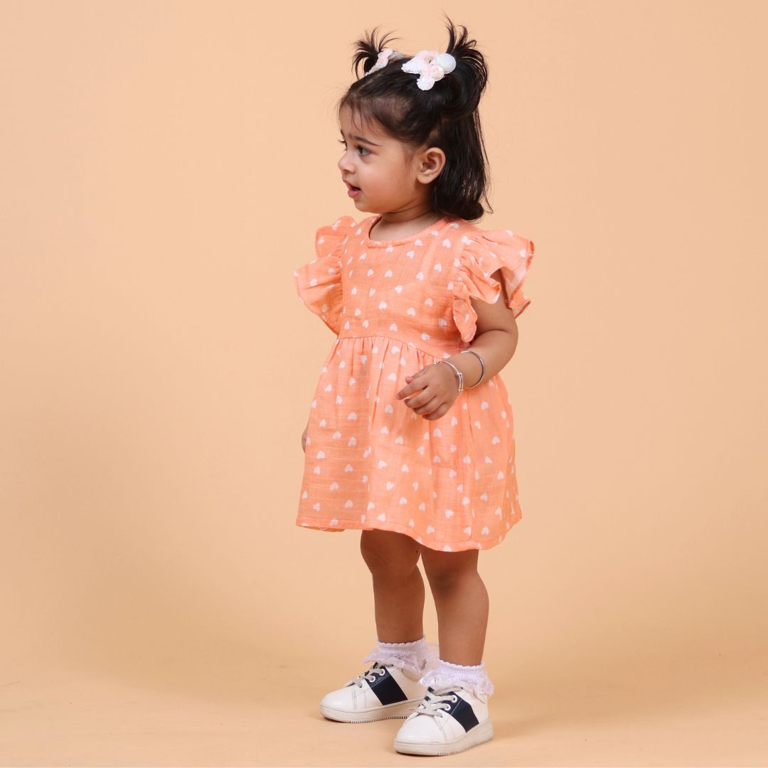 Hearts Muslin Dress