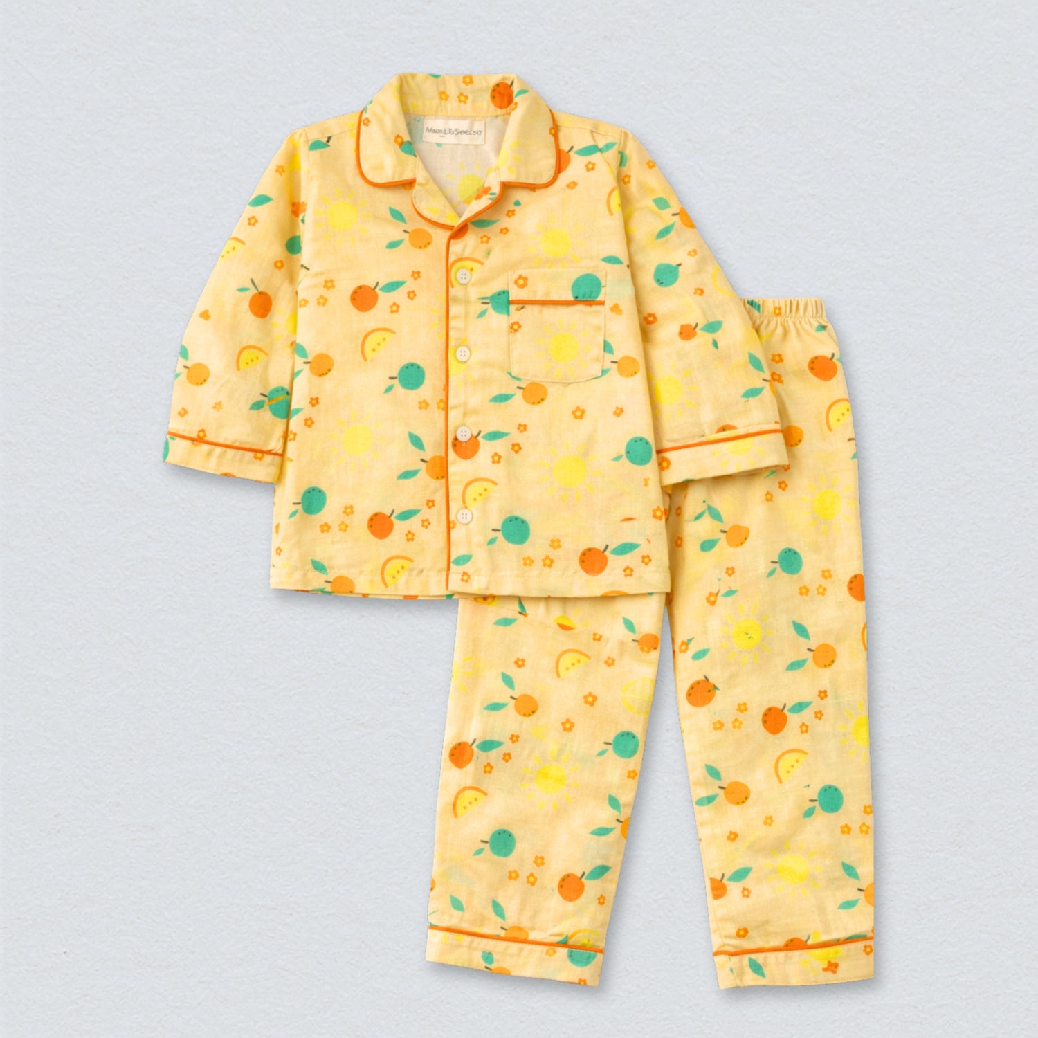 Summer Time Full Sleeves Night Suit