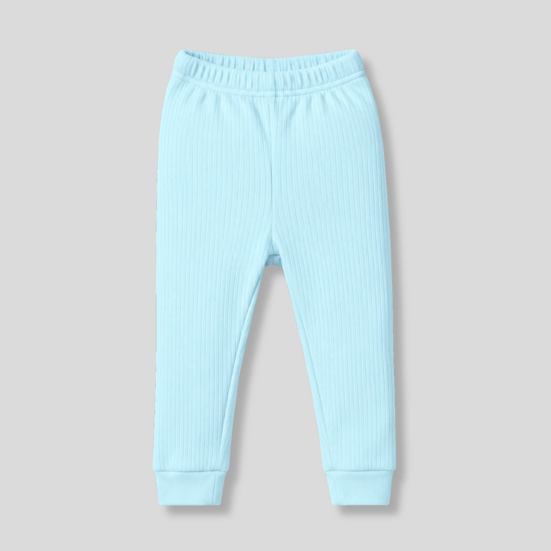 Pack Of 2 Thermal Leggings (Sky + White)