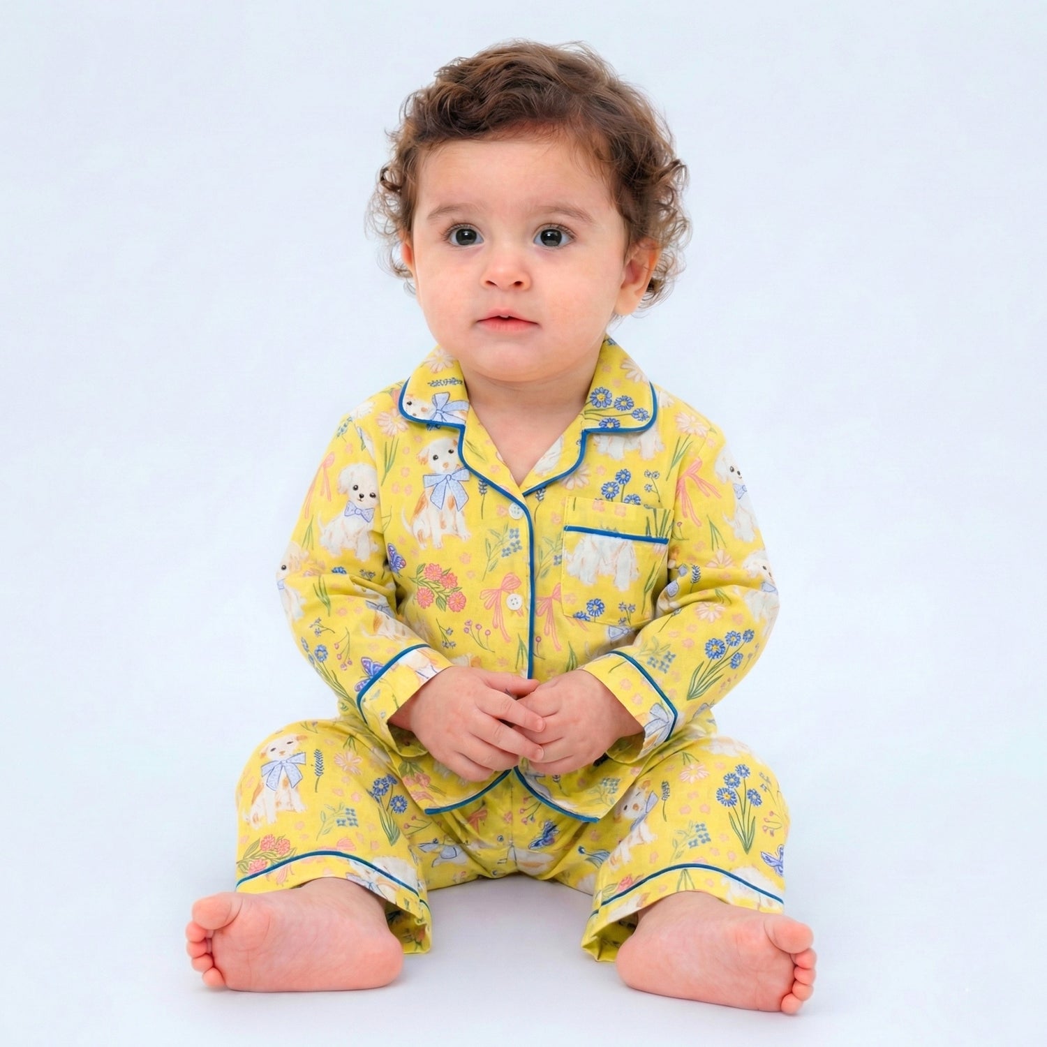 Doggie Wonderland Full Sleeves Night Suit