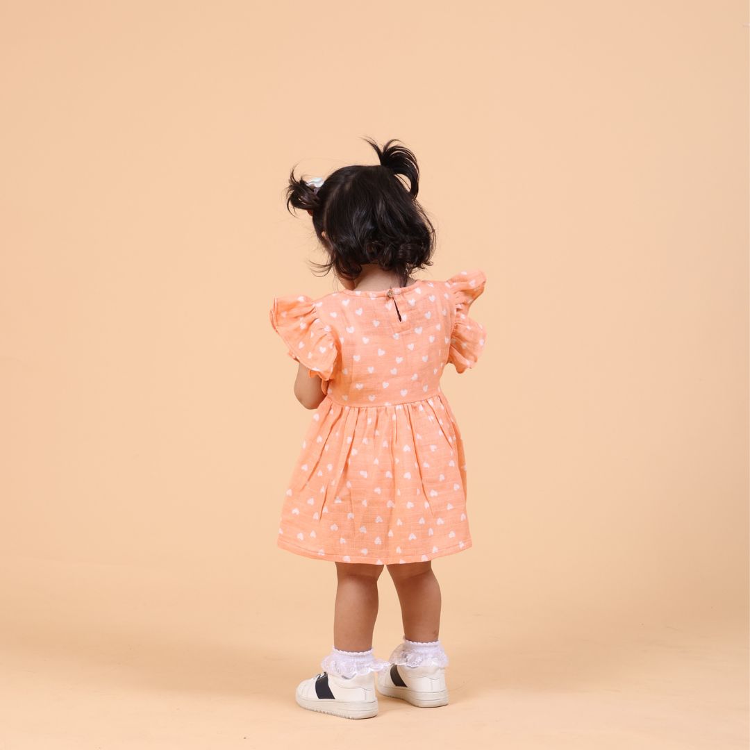 Hearts Muslin Dress