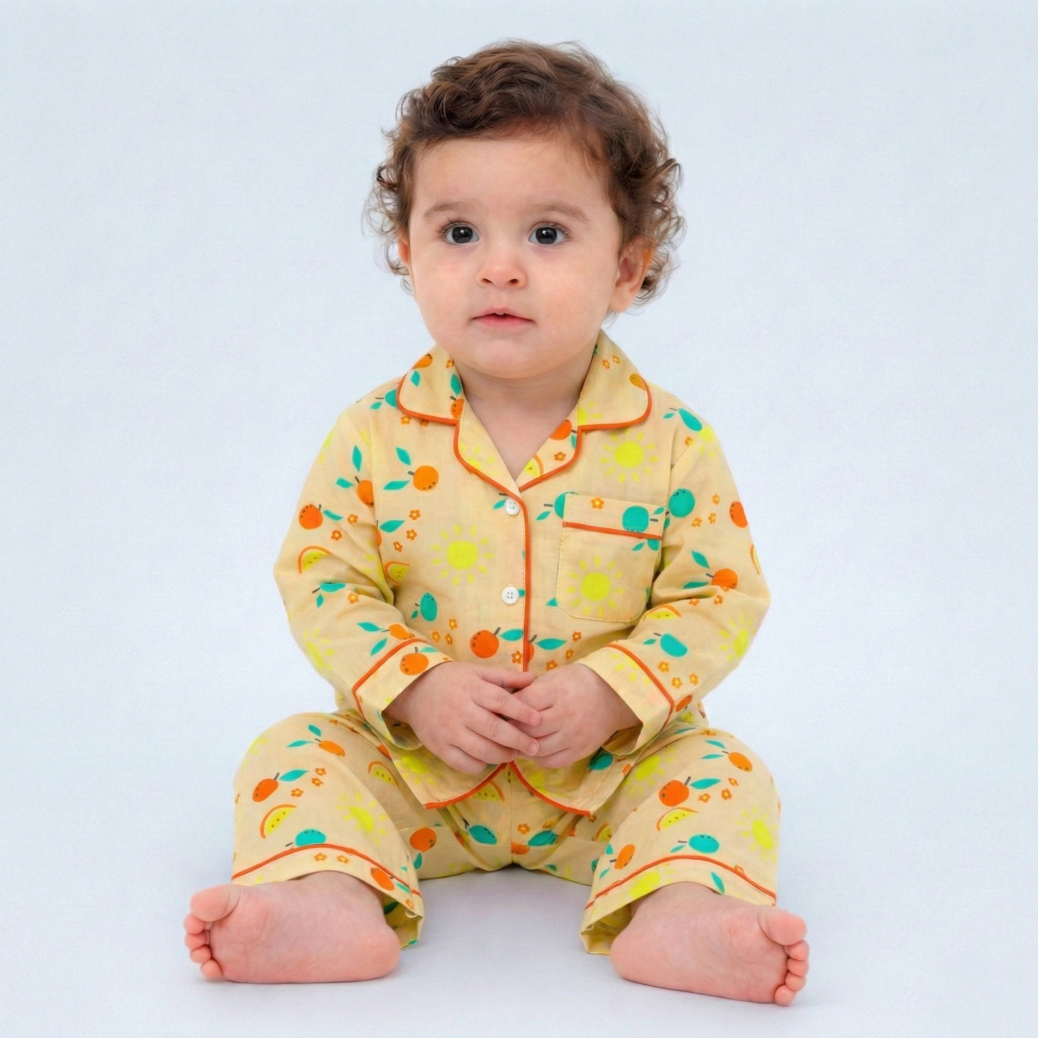 Summer Time Full Sleeves Night Suit