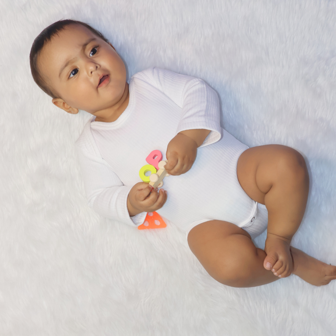 Pack Of 4 Thermal Rompers (NB - 2YRS)
