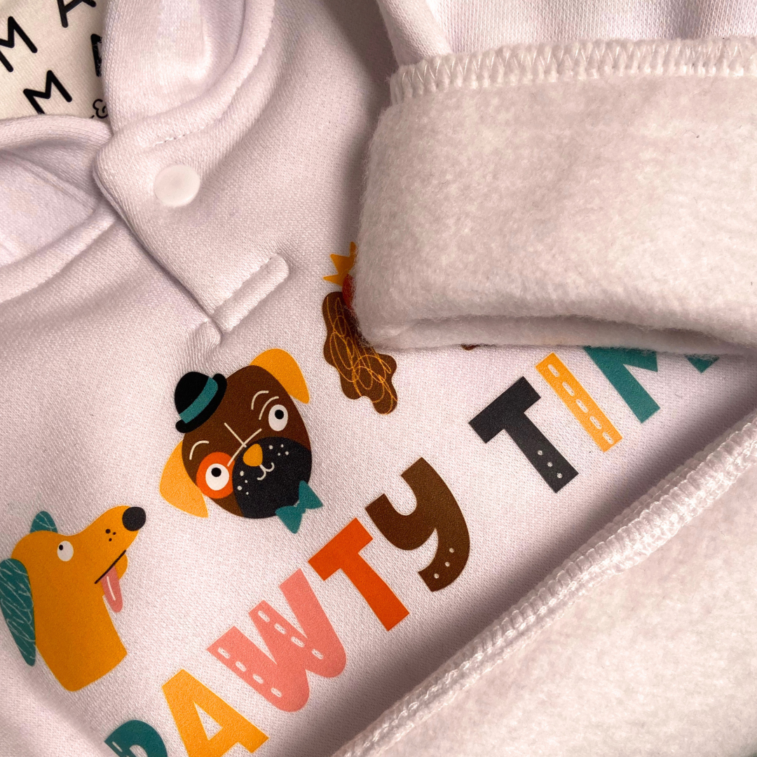 Pawty Time Sweatshirt + Joggers Set  (3-6m)