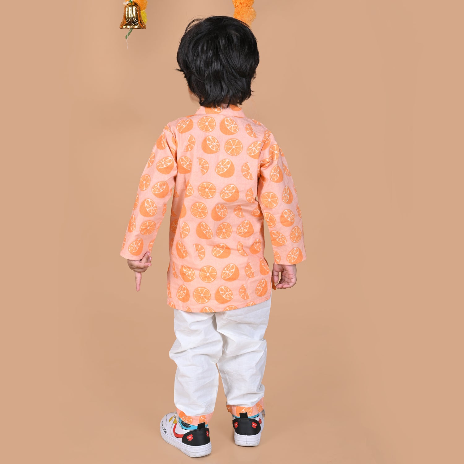 Orange Kurta Set