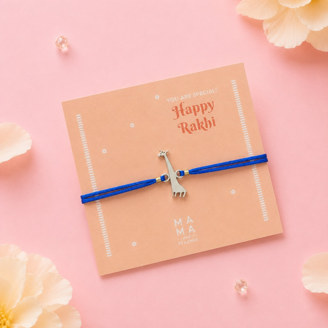Giraffe Rakhi - Silver