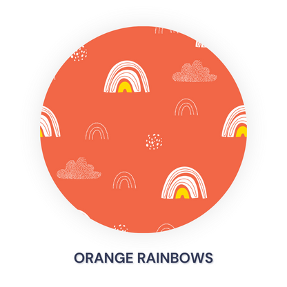 Orange Rainbows Kurta Set