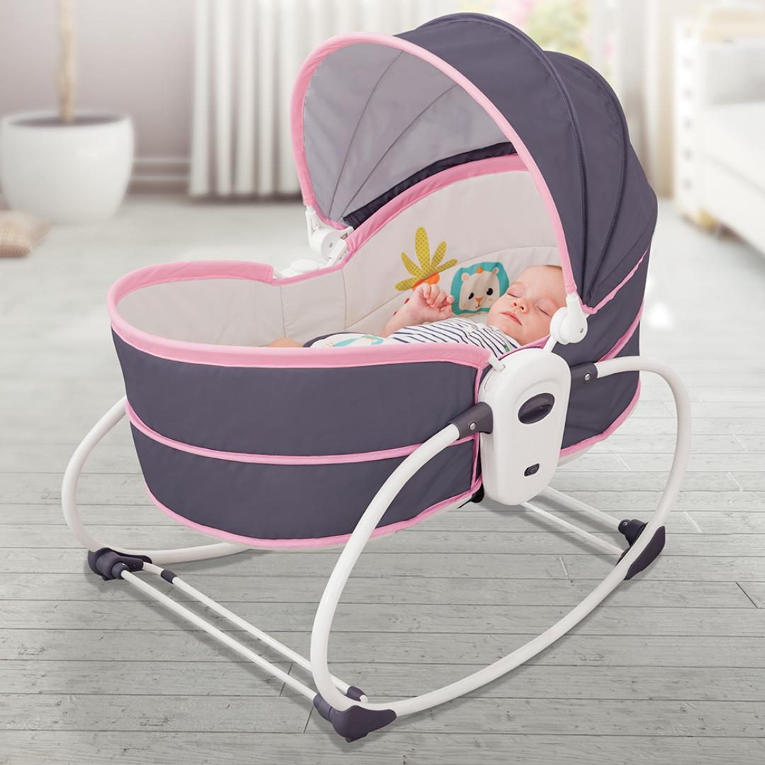 Mastela Rocker 5in1 Rocker &amp; Bassinet Pink Birth to 48 Months