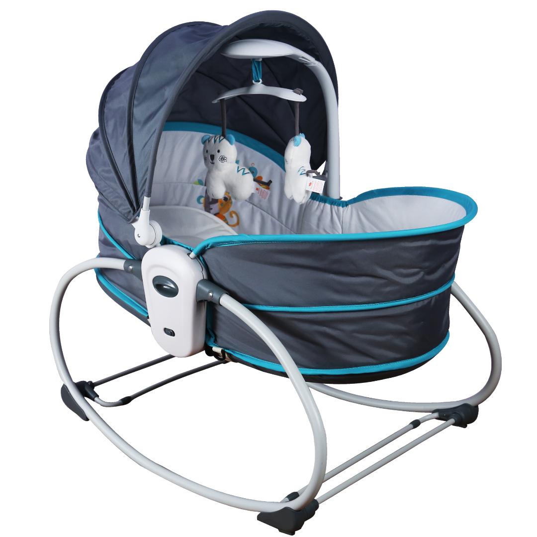 Mastela Rocker 5in1 Rocker &amp; Bassinet Teal Birth to 48 Months