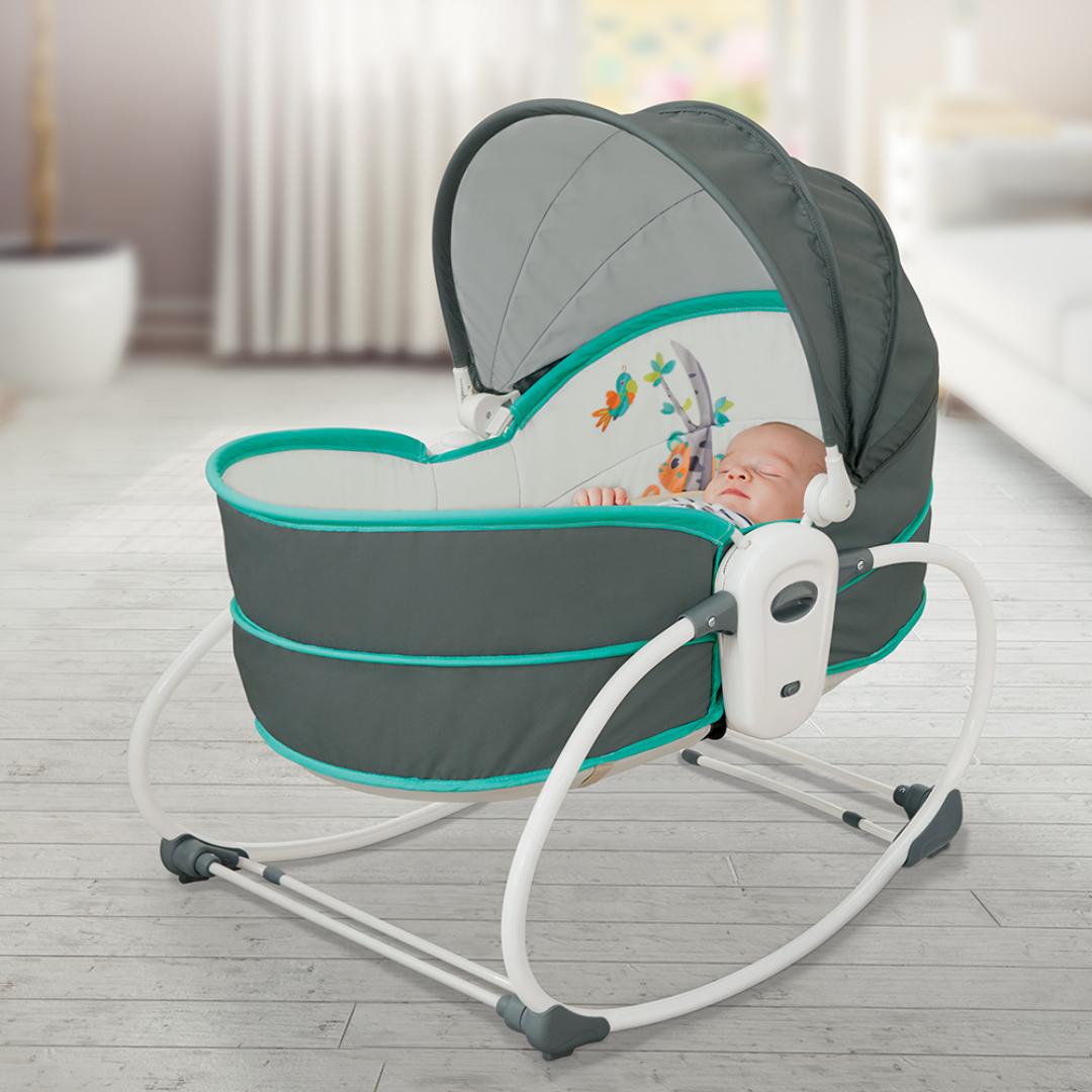 Mastela Rocker 5in1 Rocker &amp; Bassinet Teal Birth to 48 Months