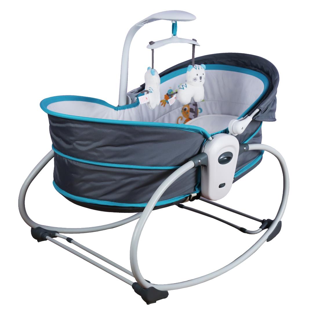 Mastela Rocker 5in1 Rocker &amp; Bassinet Teal Birth to 48 Months