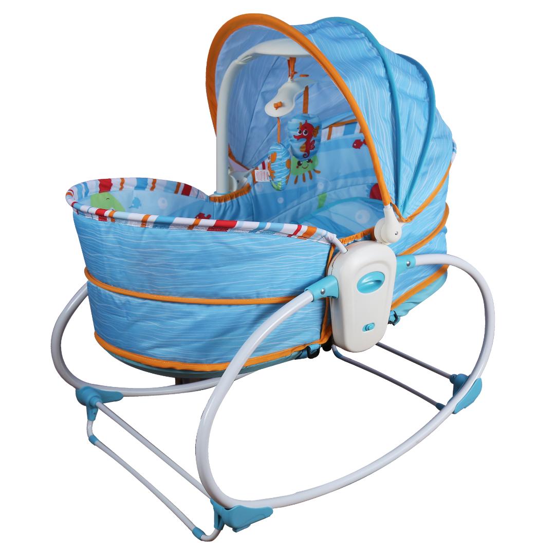 Mastela Rocker 5in1 Rocker &amp; Bassinet Aqua Birth to 48 Months