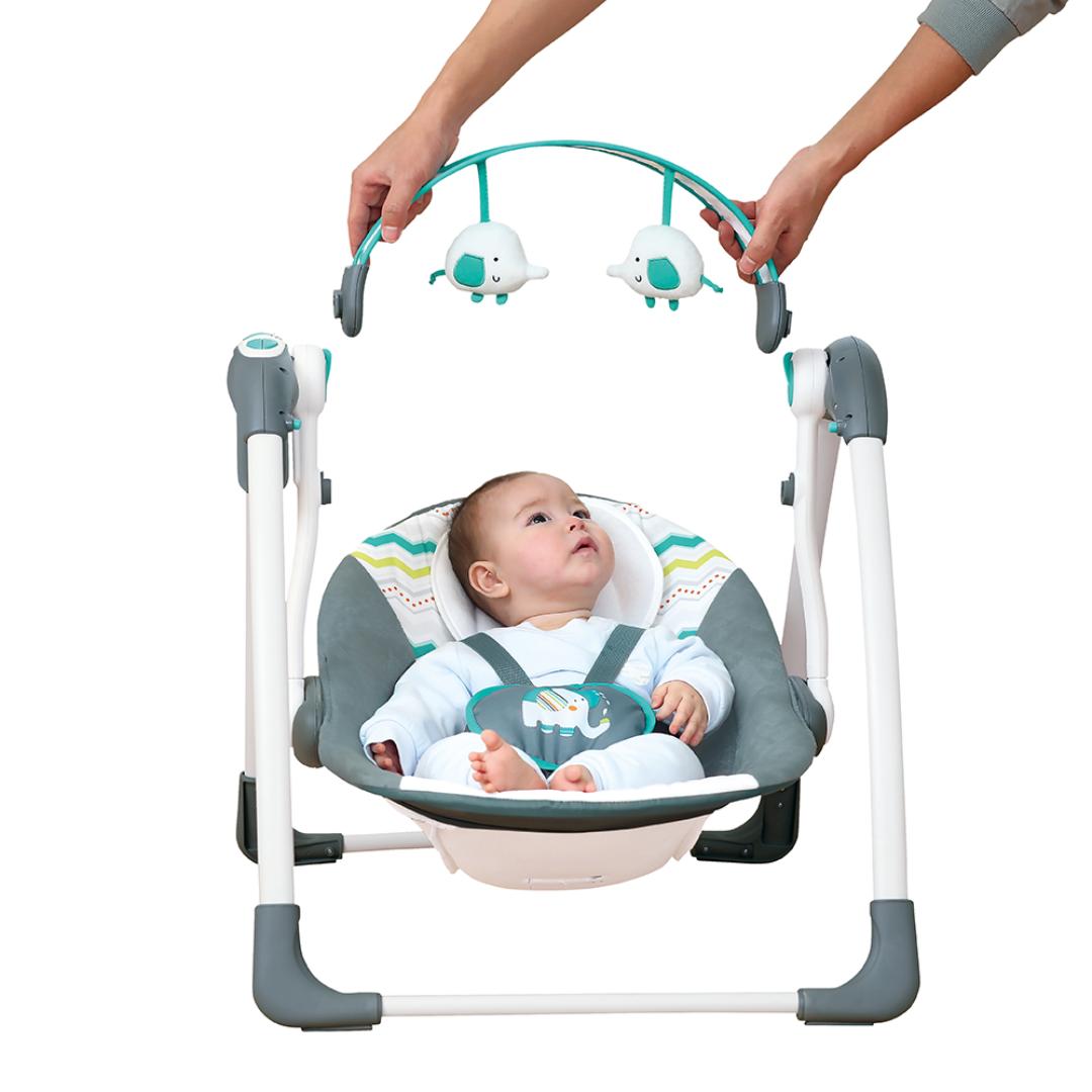 Mastela Swing Deluxe Portable Swing Teal 3 to 24 Months