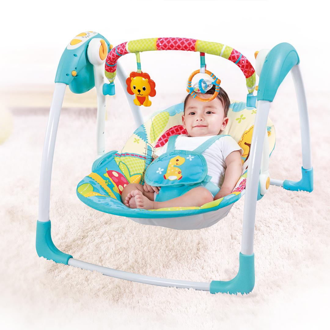 Mastela Swing Deluxe Portable Swing Aqua 3 to 24 Months