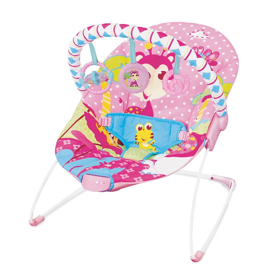 Mastela Bouncer Soothing Vibration Bouncer Pink 3 to 12 Months