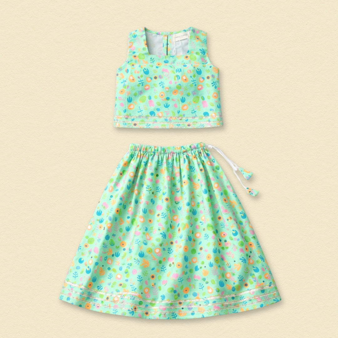 Flower Pop Lehenga Set