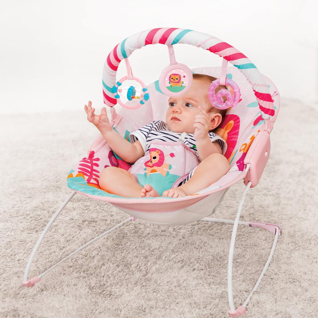 Mastela Bouncer Music Vibrations Bouncer Pink 3 to 12 Months