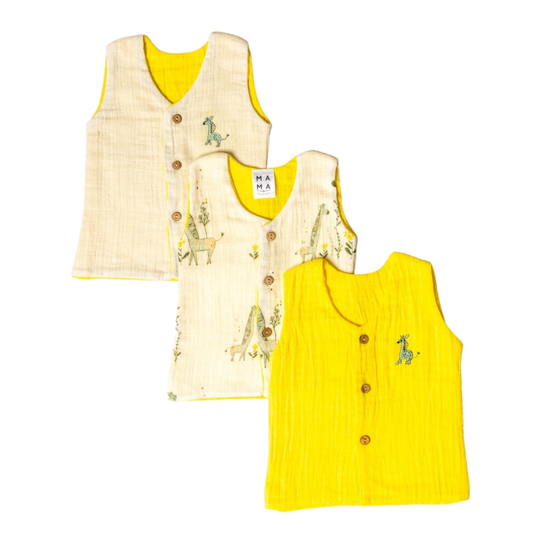 Giraffe Vest Set of 3