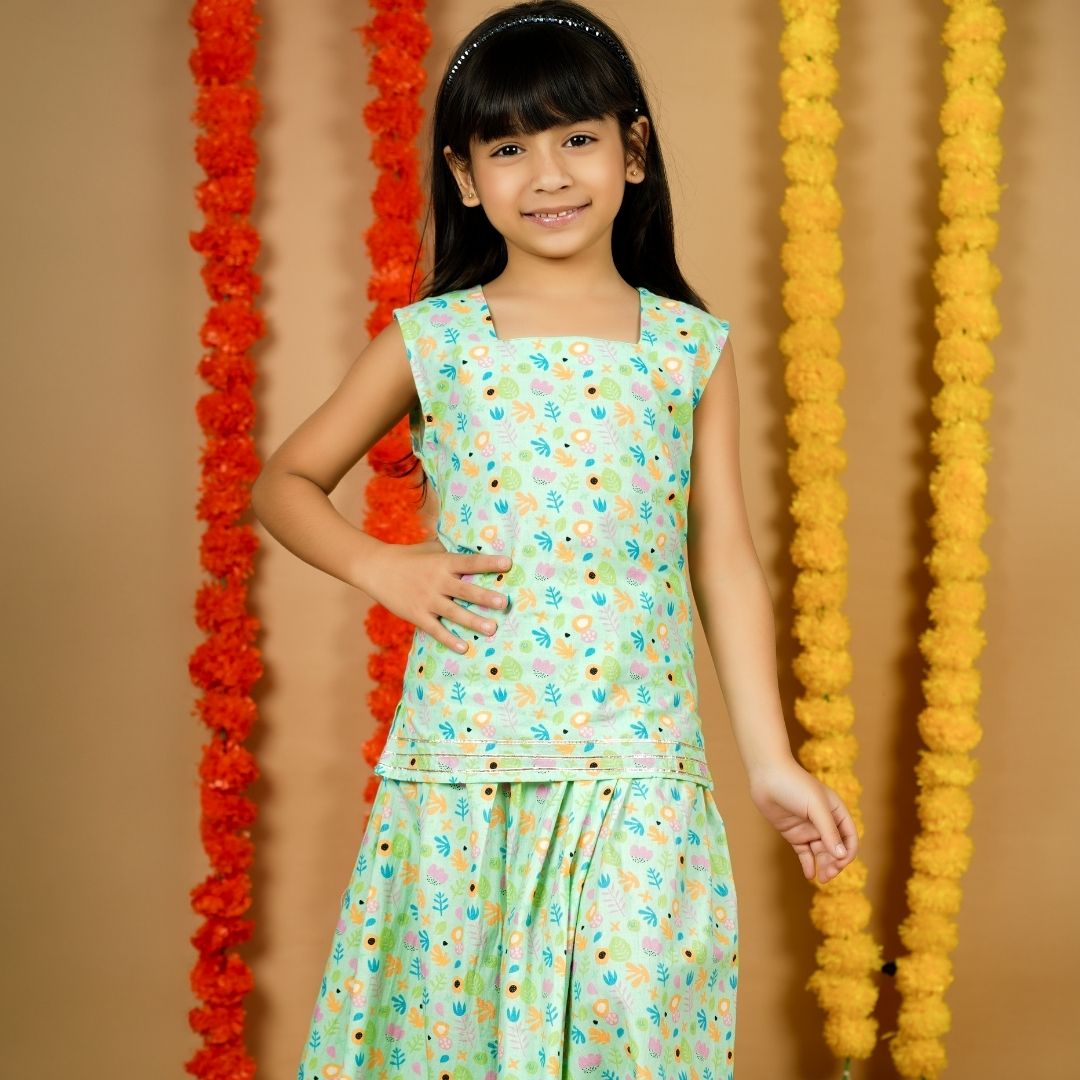 Flower Pop Lehenga Set