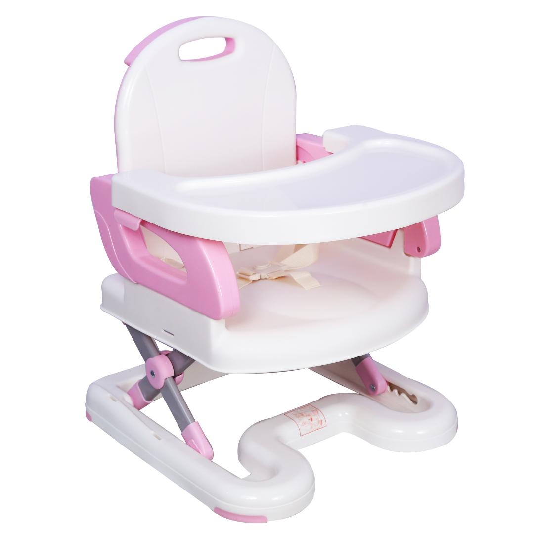 Mastela Booster Seat Fold Up Adjustable Chair Pink 6 to 48 Months