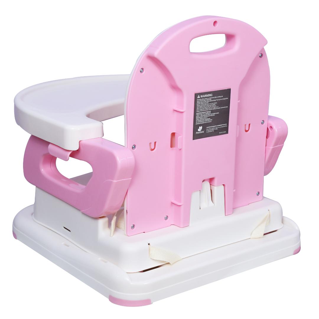 Mastela Booster Seat Fold Up Adjustable Chair Pink 6 to 48 Months