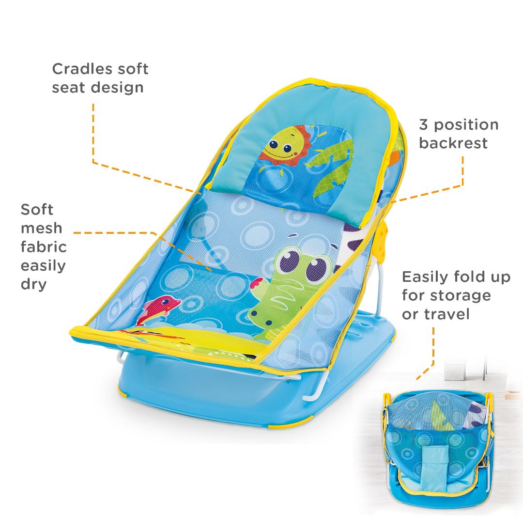 Mastela Bather Deluxe Baby Bather Blue P4 Birth to 12 Months