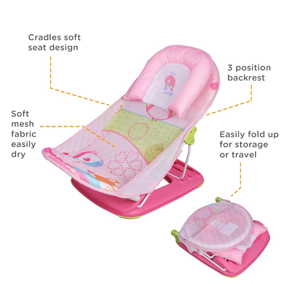 Mastela Bather Deluxe Baby Bather Pink P2 Birth to 12 Months