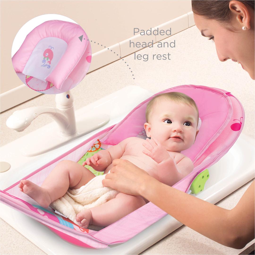 Mastela Bather Deluxe Baby Bather Pink P2 Birth to 12 Months