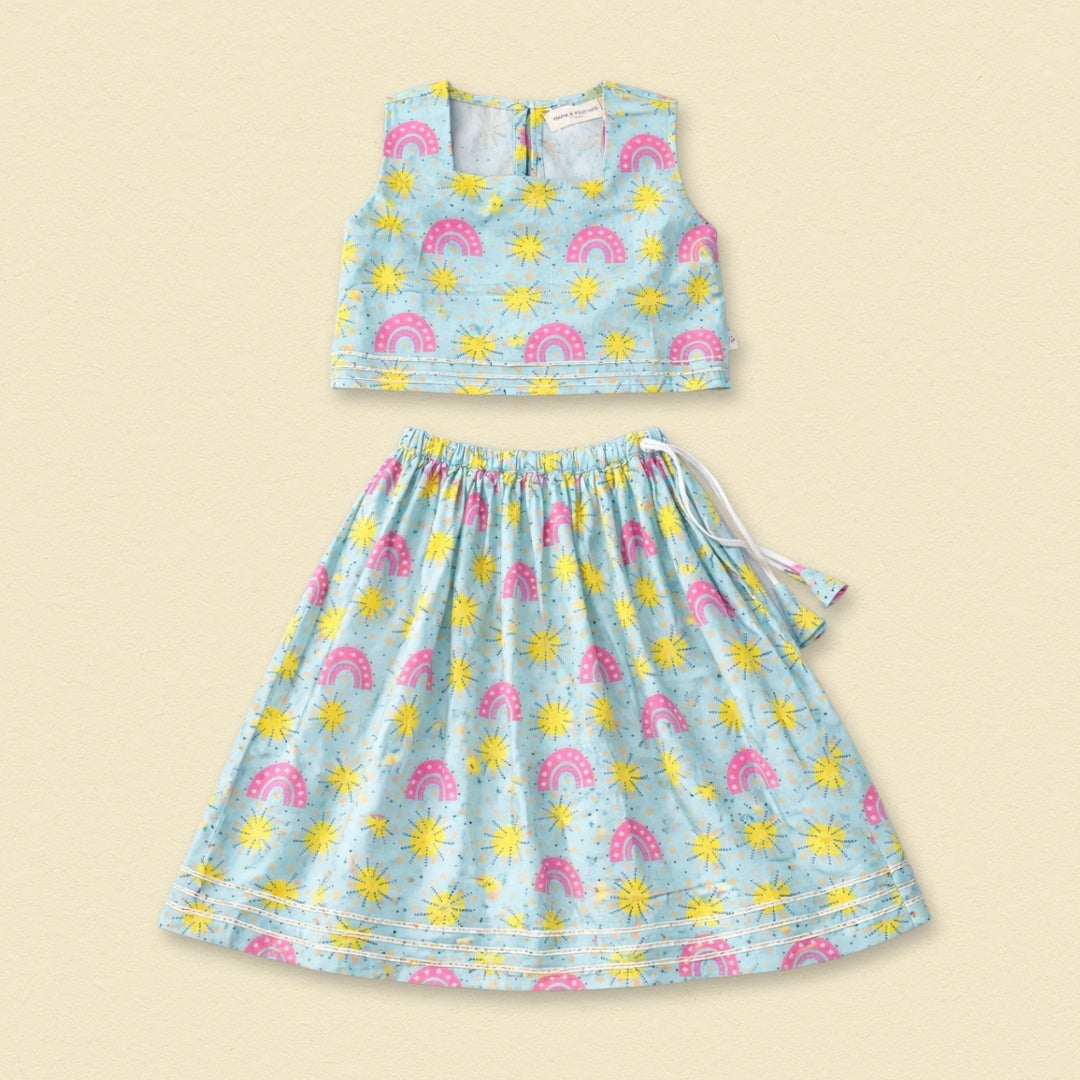 Fireworks &amp; Rainbows Lehenga Set