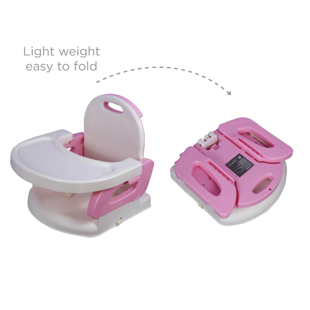 Mastela Booster Seat Folding Booster Seat Pink 6 to 48 Months