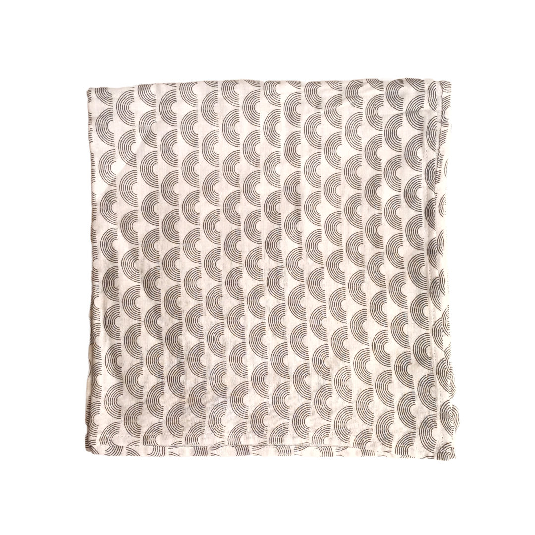 Black & White Muslin Swaddle