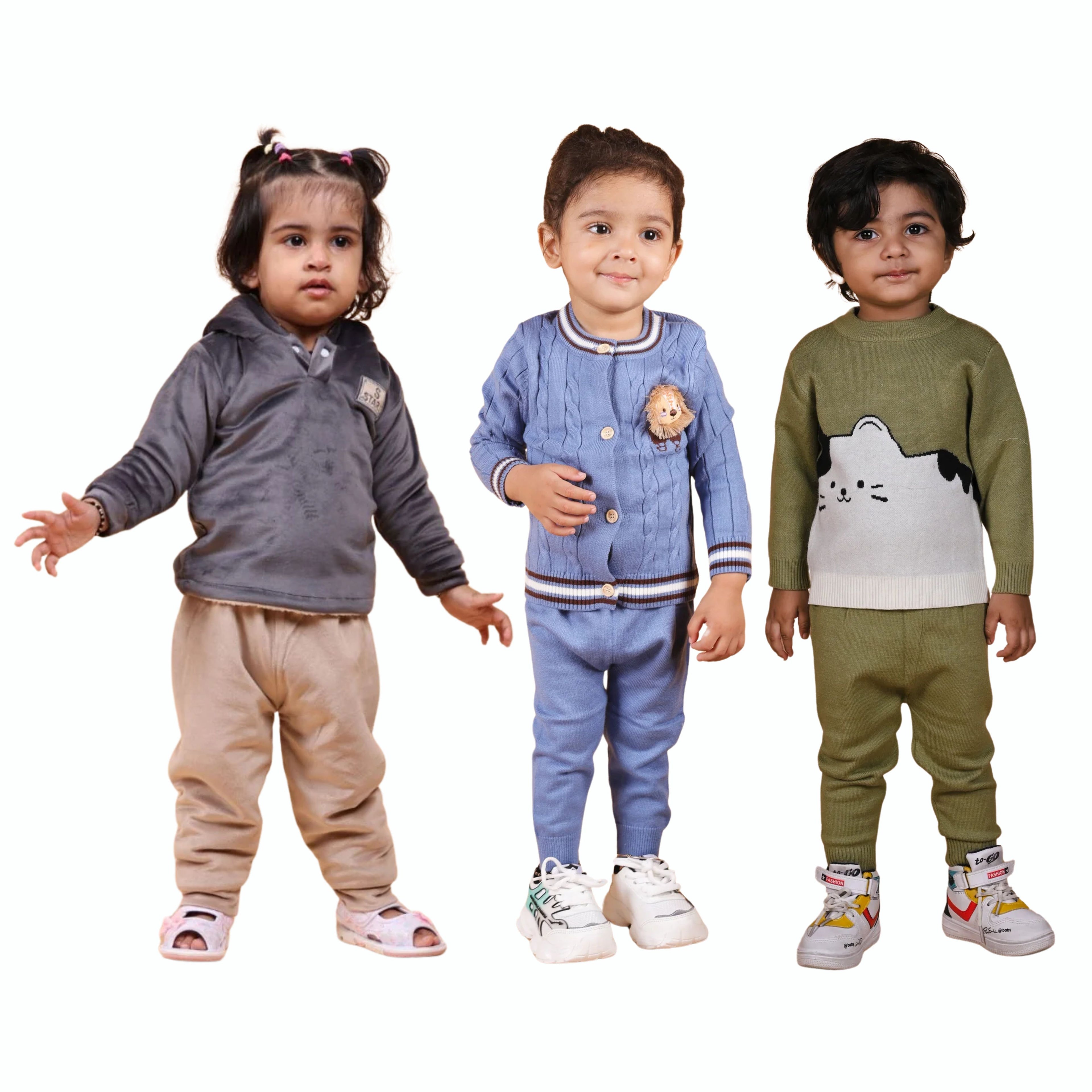 Starry Safari Collection Winter Co-Ord Set Pack of 3