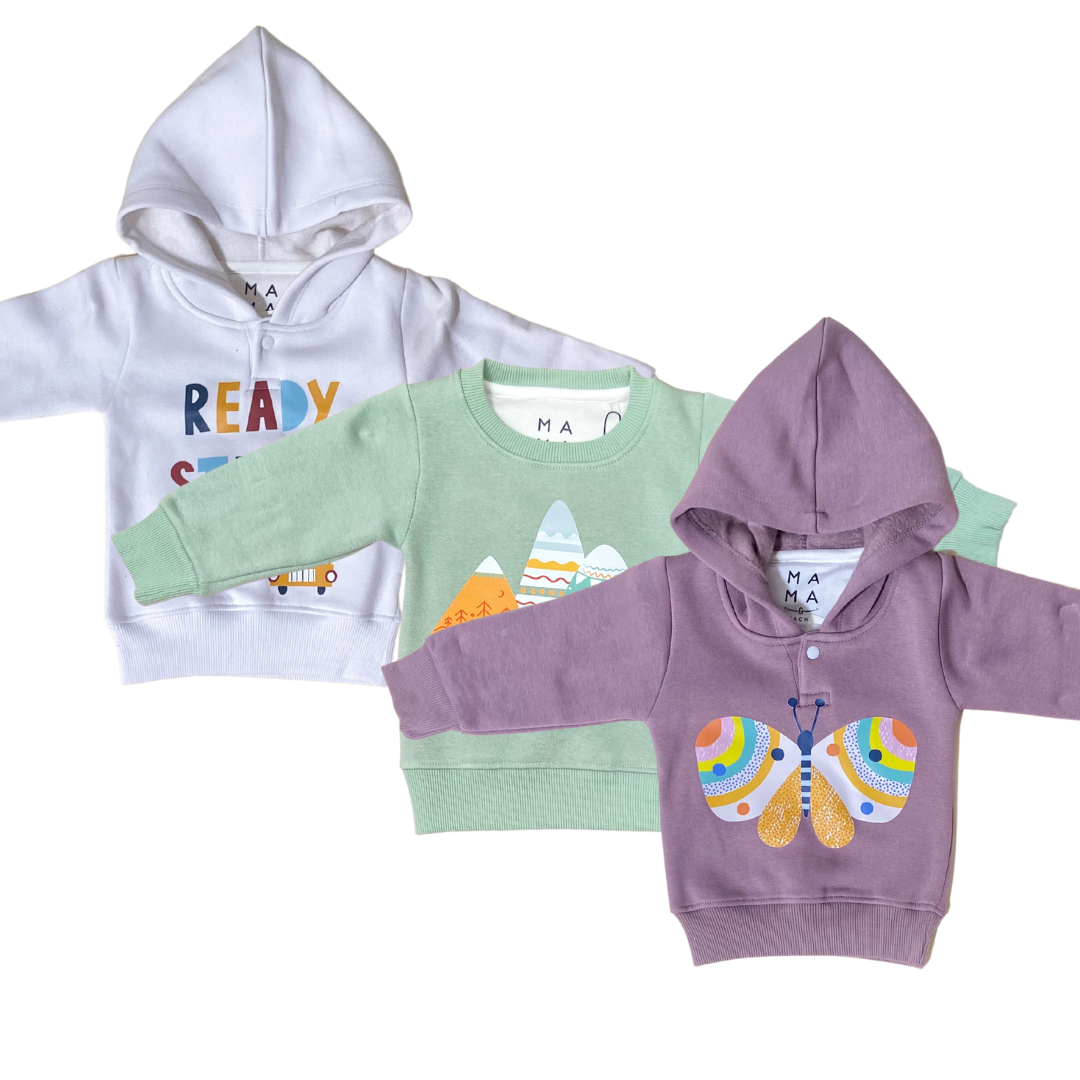 Winter Sweatshirt - Bundle of 3 - 3-6m