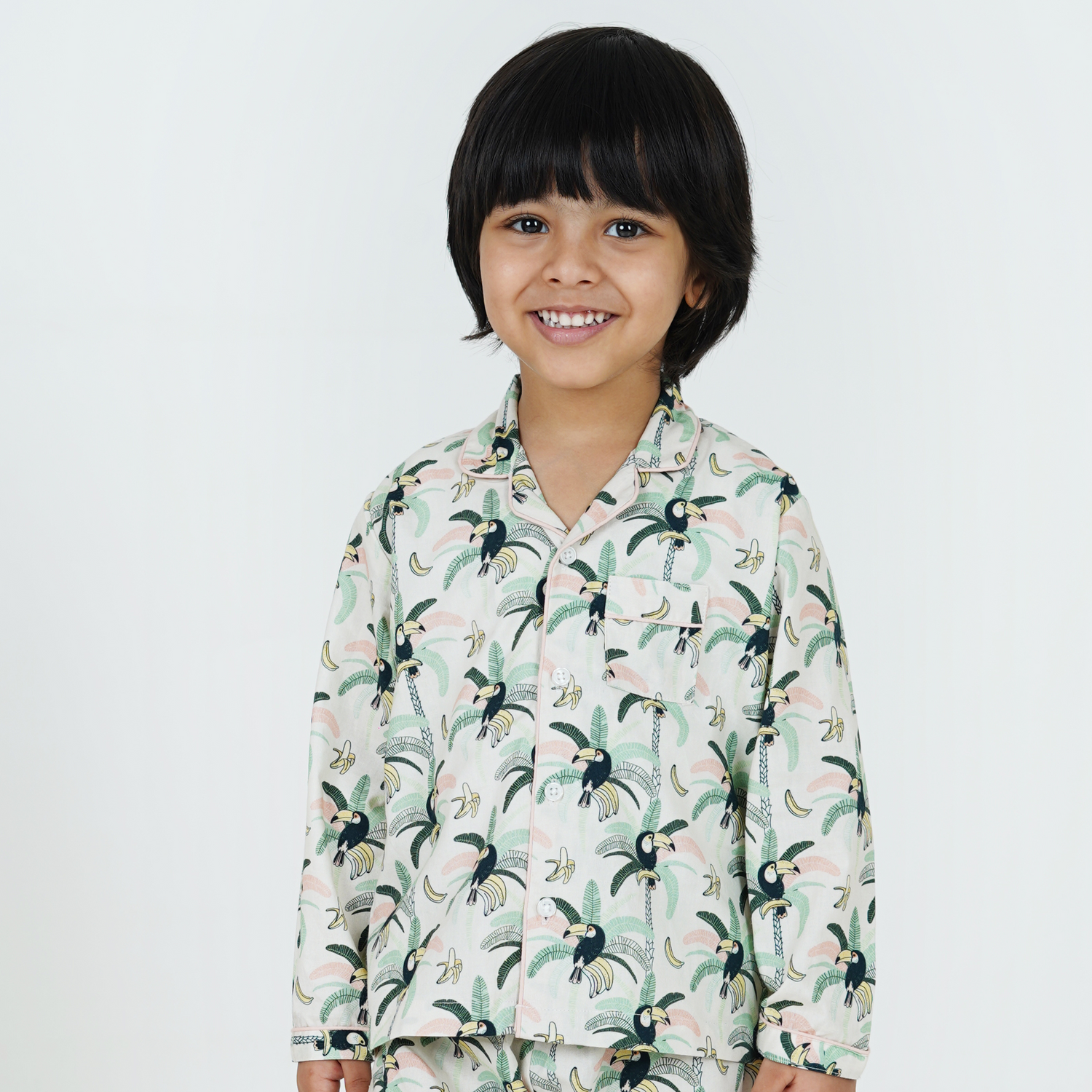 Tropical Toucan Full Sleeves Night Suit