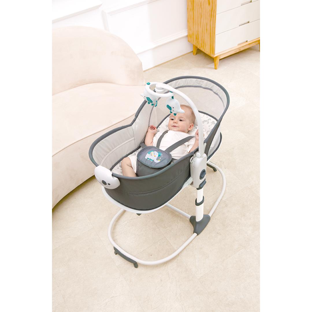 Mastela Rocker &amp; Bassinet 6in1 Multi-Function Rocker &amp; Bassinet  Grey Birth to 36 Months