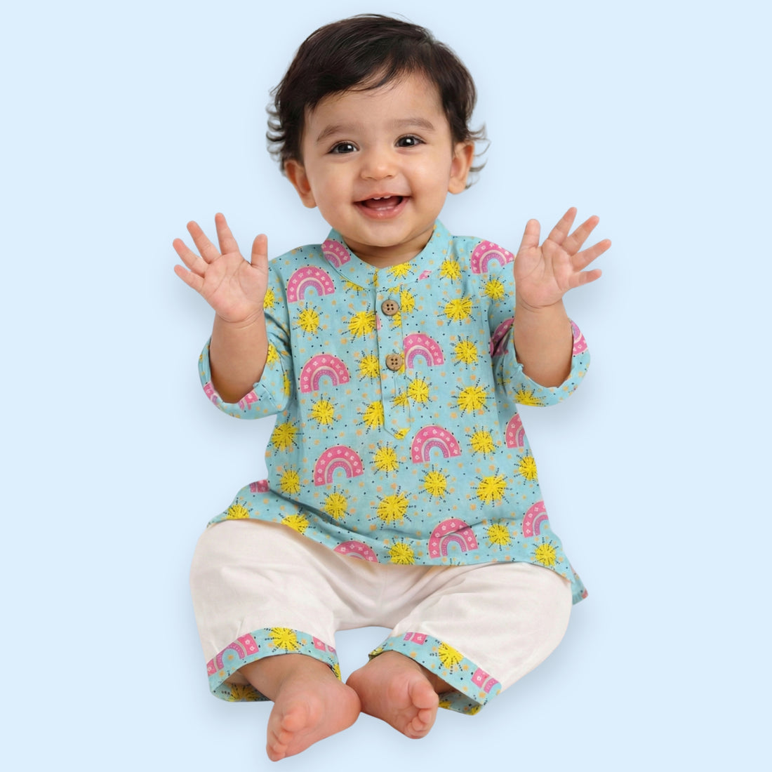 Fireworks and Rainbows Kurta Set