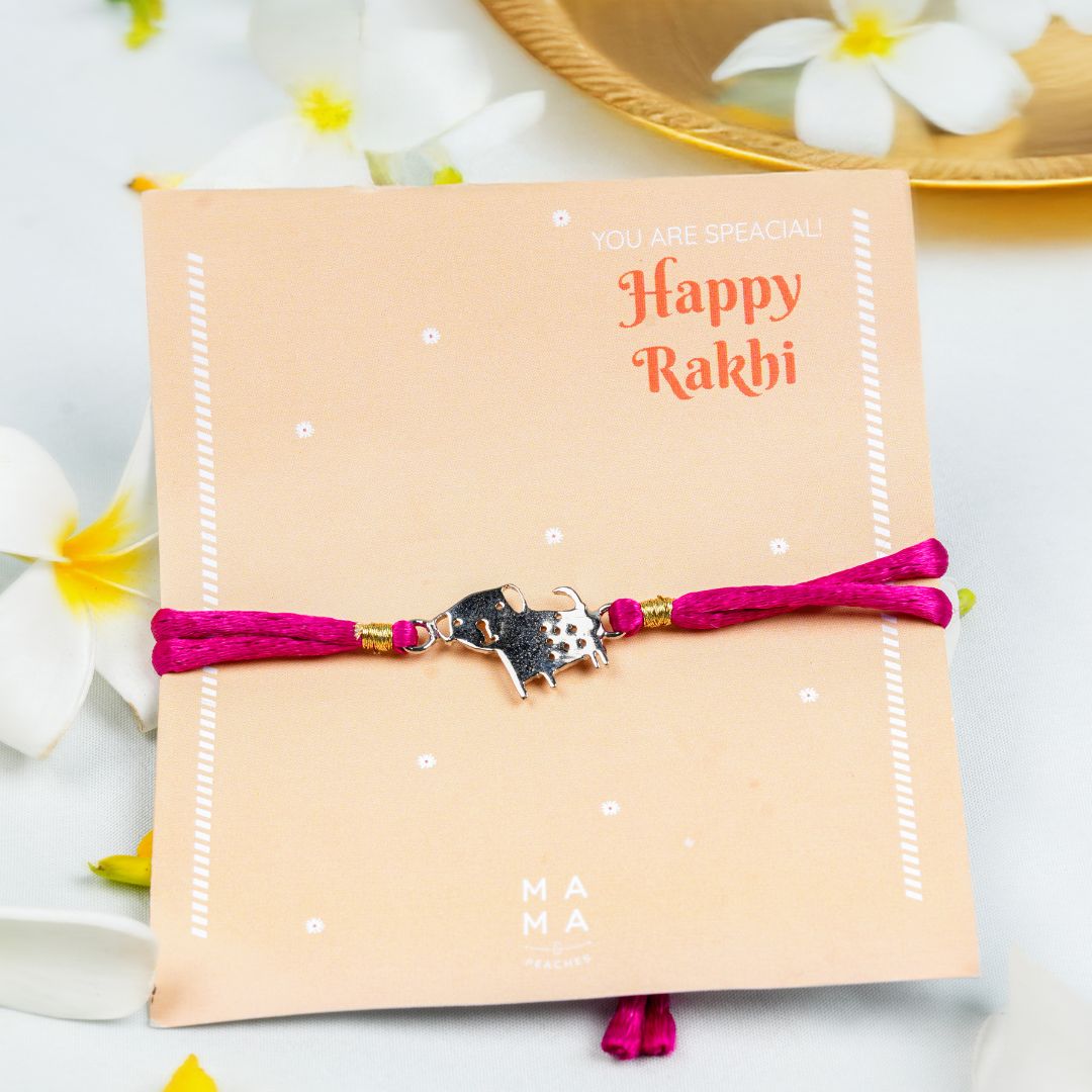 Puppy Rakhi - Silver