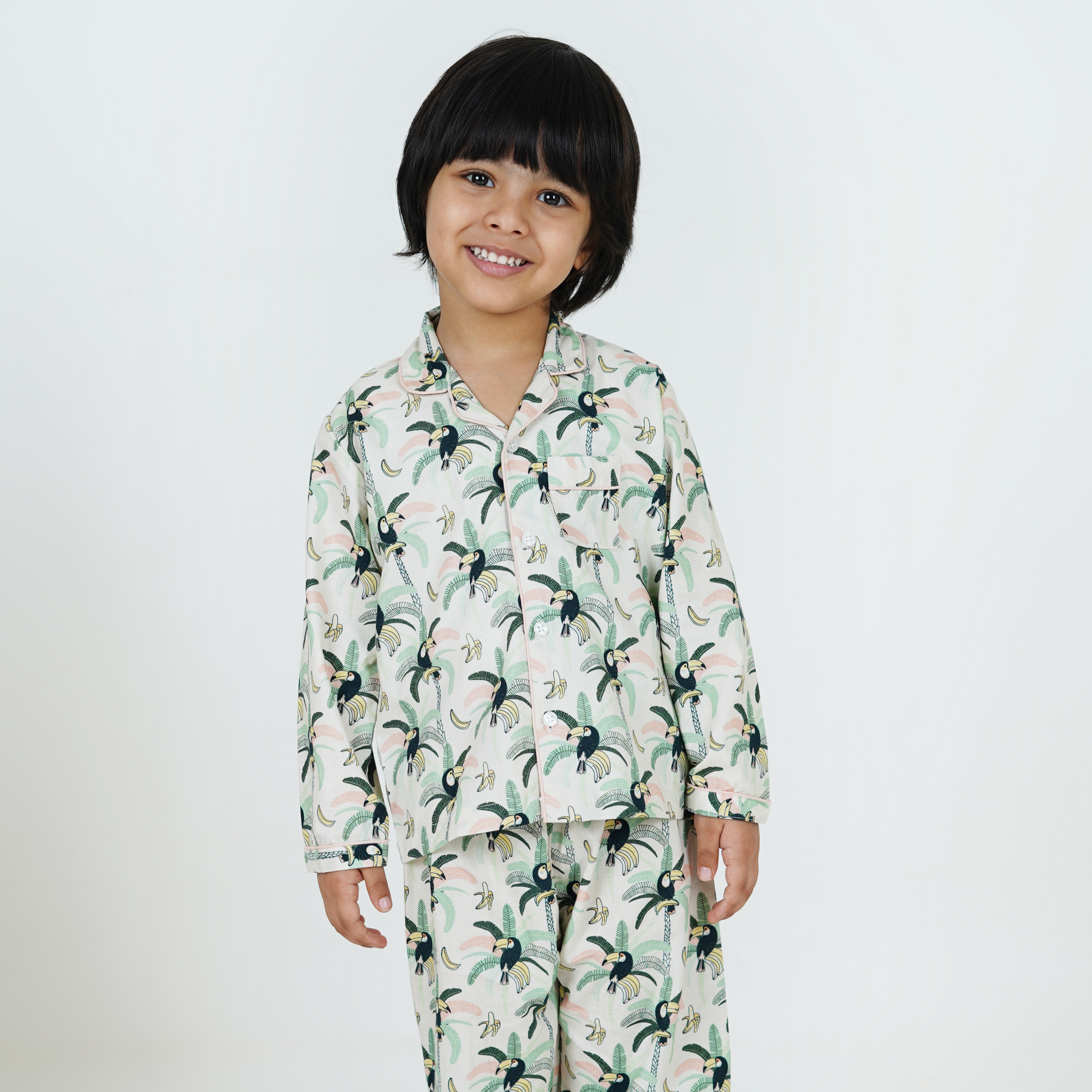 Tropical Toucan Full Sleeves Night Suit