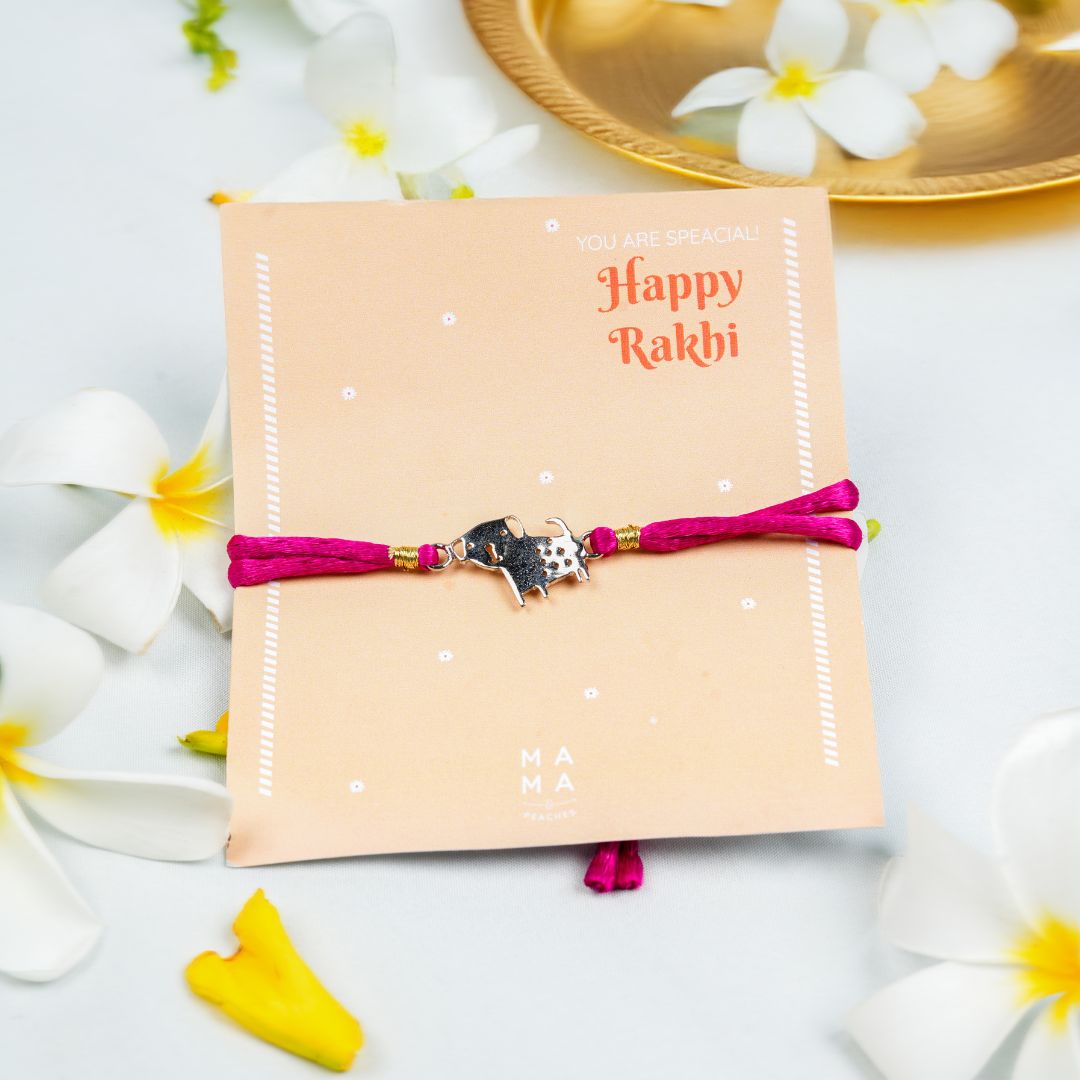 Puppy Rakhi - Silver