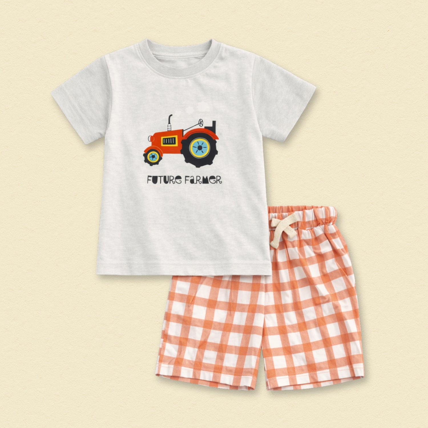Future Farmer Cotton T-Shirt &amp; Shorts Set