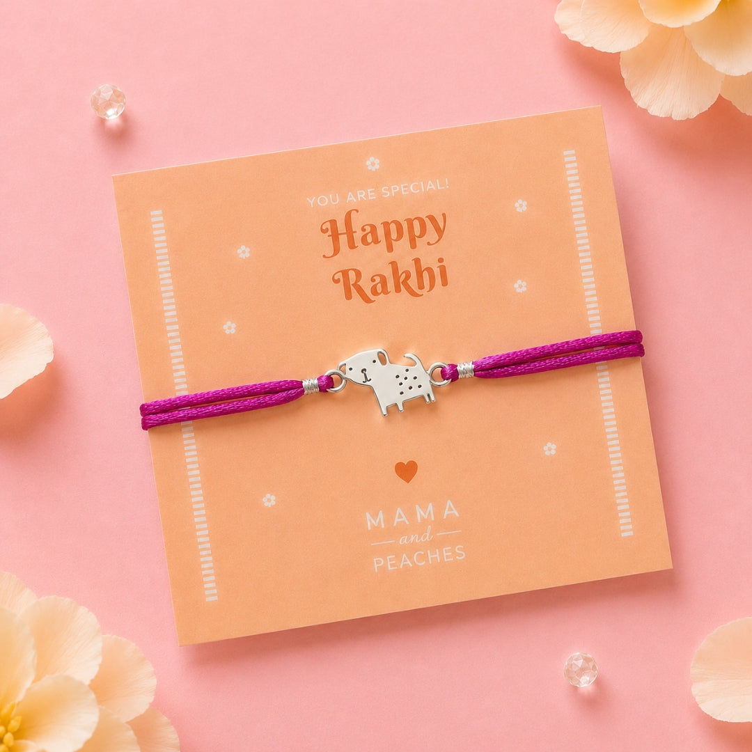 Puppy Rakhi - Silver