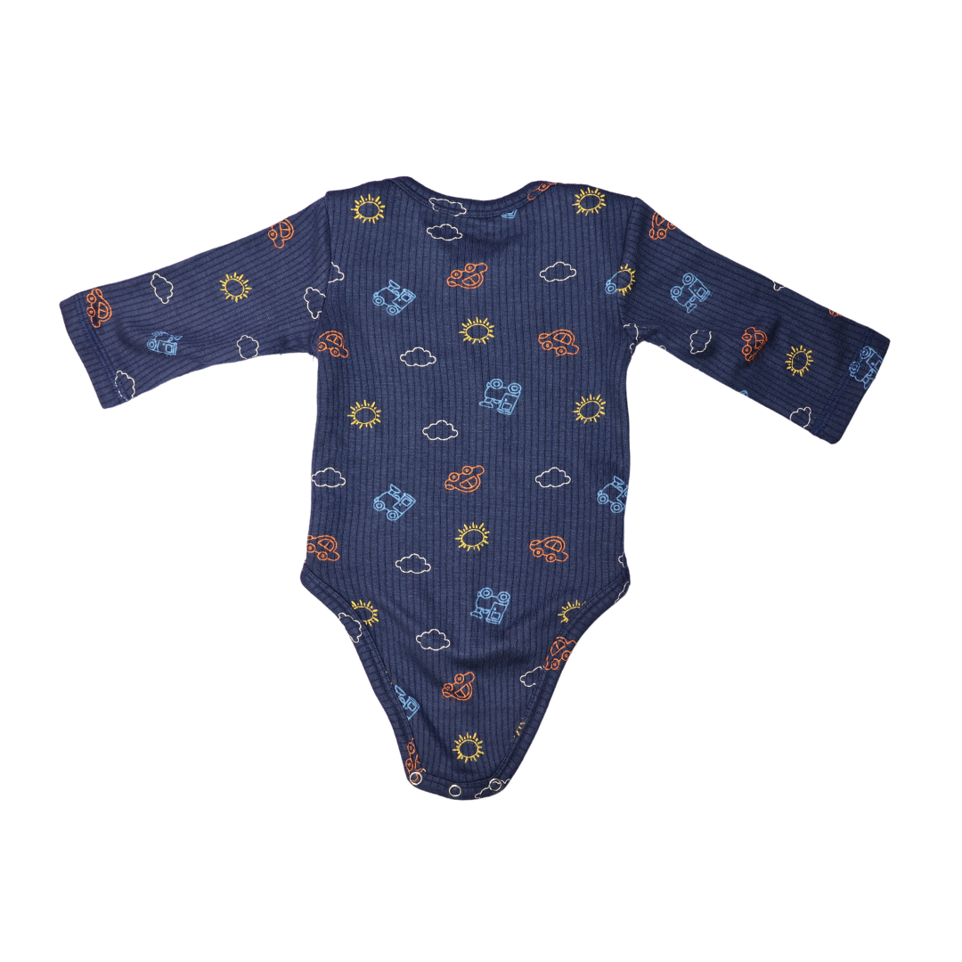 Bundle Of 2 Thermal Rompers- Blue Sky &amp; Dino