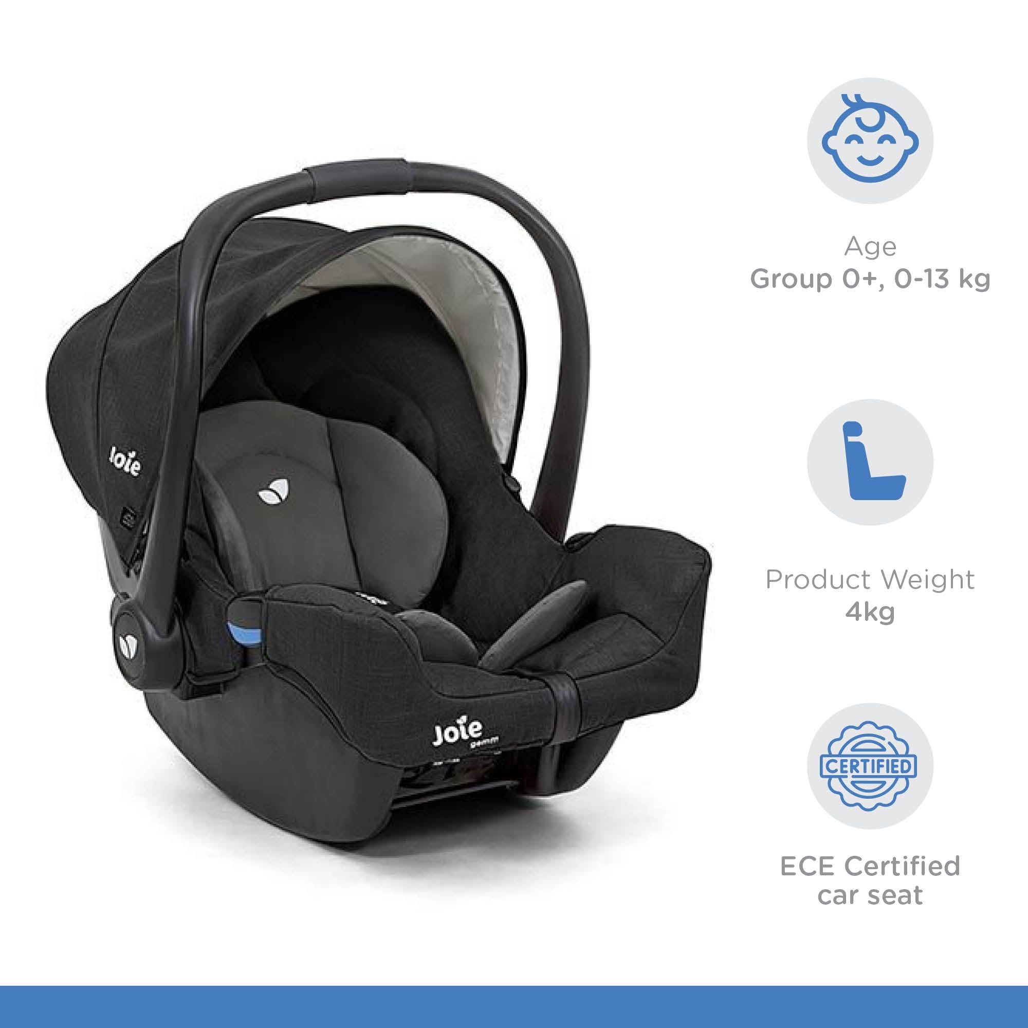 Joie Infant Carrier Gemm Shell Birth to 12 Months