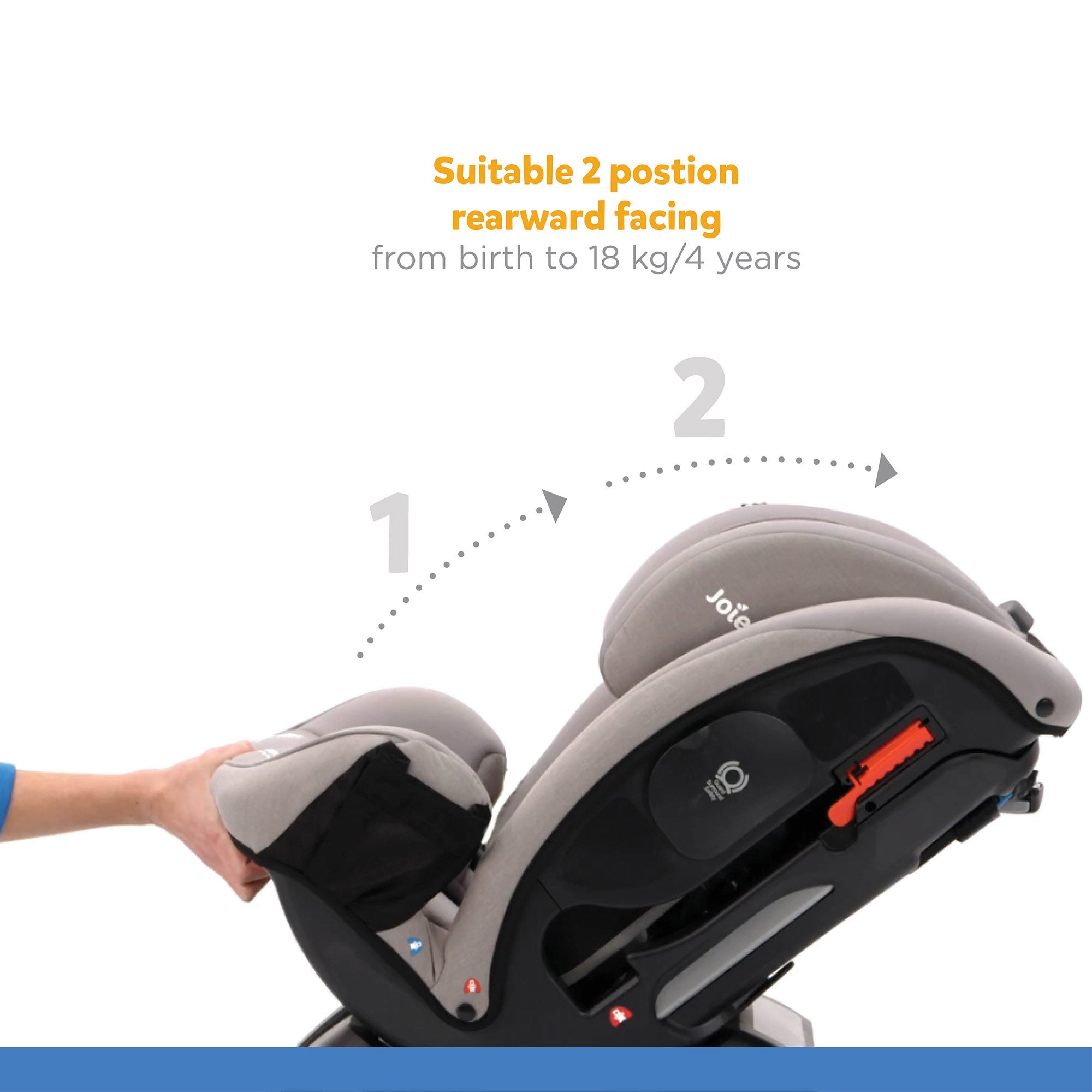 Joie Car Seat Every Stage™ Fx Grey Flannel Birth to 12 Years