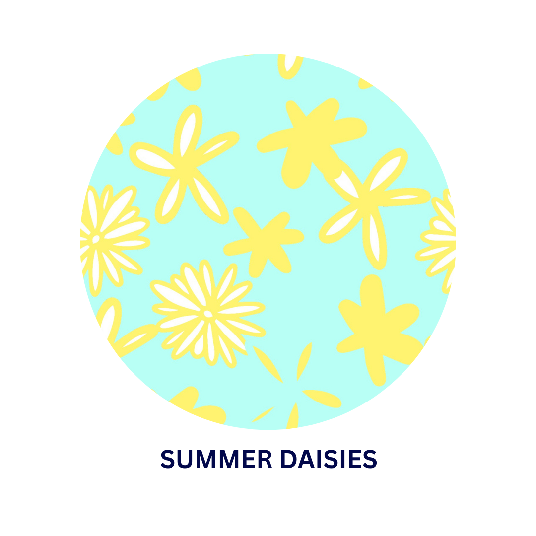 Summer Daisies Muslin Angrakha Set
