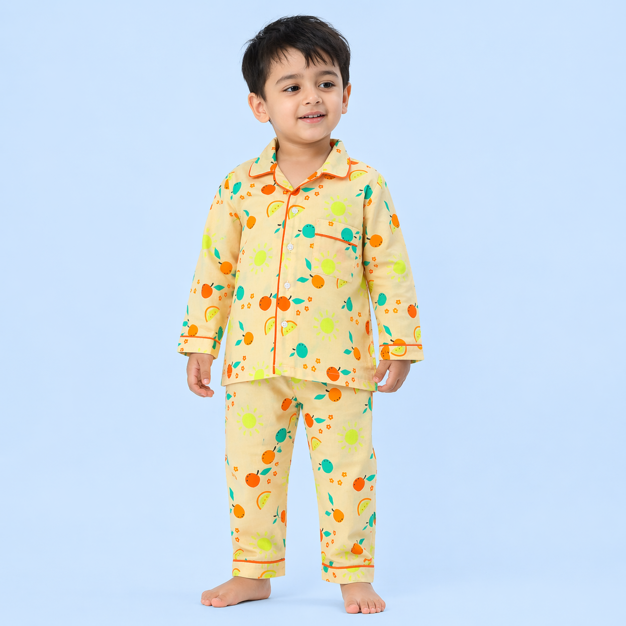 Summer Time Full Sleeves Night Suit